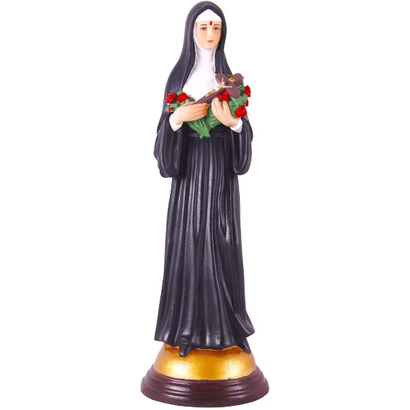 12" St. Rita, Handpainted in South America
