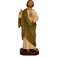 St. Jude 18" Statue, Hand Painted in South America