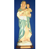 20" Virgin of the Sacred Heart, Handpainted in South America