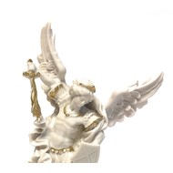 St Michael the Archangel 18cm , Marble Like Resin, Made in Italy
