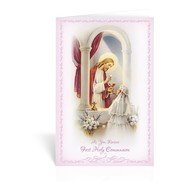 Cathedral Girl Communion Card
