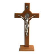 St. Benedict Standing Crucifix, 19"