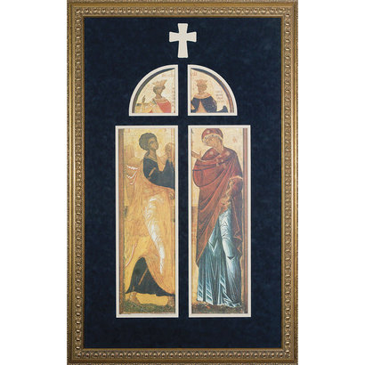 18" x 30" Annunciation Icon Framed Art