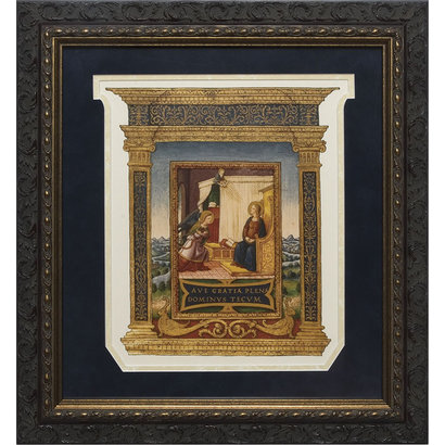 30" x 20" L'Annunciazione Framed Art