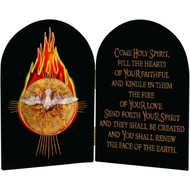 Come Holy Spirit Table Top Arched Diptych