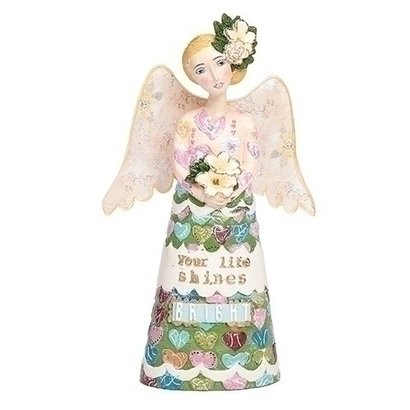 Shine Bright Angel , 5.25"H