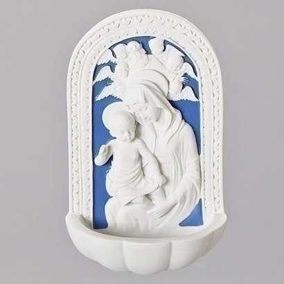 6"H Madonna & Child Water Front