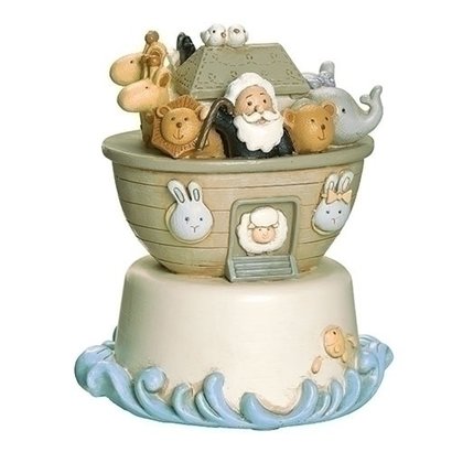 Musical Noah's Ark, 5.25"H