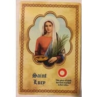 St. Lucy Relic Card