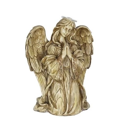 Angel Statue With LED Halo