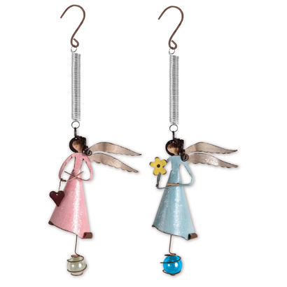 Angel Bouncy Blue and Pink Assorted Colors