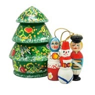 Russian Christmas Tree Doll with Ornaments G. DeBrekht