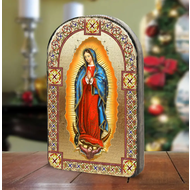 Lady of Guadalupe Arch Wooden Icon