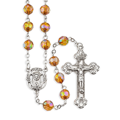 November-Topaz Birthstone Rosary