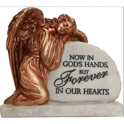 Angel Garden Statue-Now in Gods Hands,but Forever i our Hearts