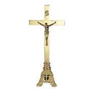 Majesty Altar Crucifix, 20-1/2"H, 6-1/2" W Base, 9"