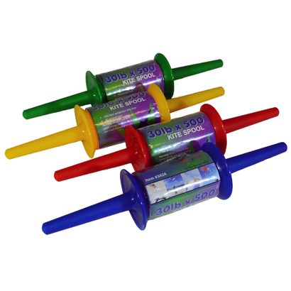 30lb x 500 Twisted Kite Line on Spool, Assorted Color