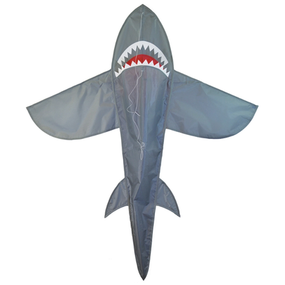 5' 3D Grey Shark Kite