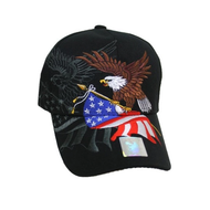 American Eagle Cap assorted Navy Blue, Green Camo, and Black