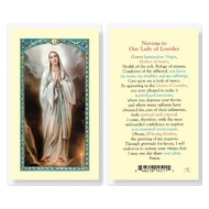 Novena to our Lady of Lourdes-Laminated Holy Card