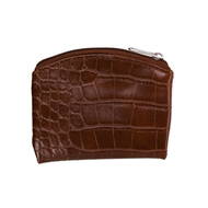 Bown Crocodile Skin Patterned Rosary Pouch