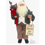 18" God Bless the USA Claus