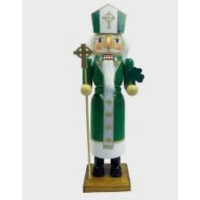 14" St. Patrick Nutcracker