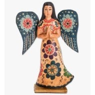 Wood Sculpture Angel of Prayer