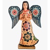 Wood Sculpture Angel of Prayer