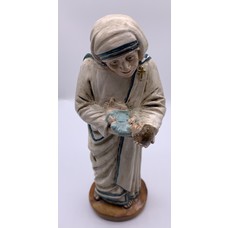 Saint Theresa of Calcutta with Child, Hand Painted, Made in Colombia