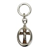 Brown Crucifix Key Chain