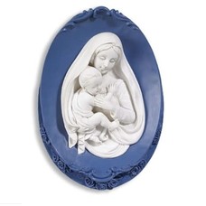 Madonna and Child Wall Plaque, 6"H