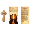 Hand-Held Prayer Cross with Card - Strength