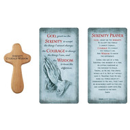 Hand-Held Prayer Cross with Card - Serenity