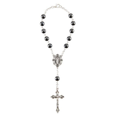 Hematite Auto Rosary