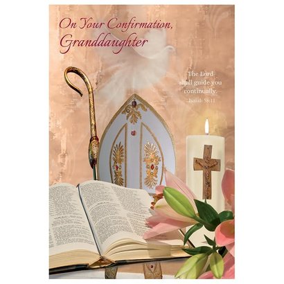 On Your Confirmation Granddaughter Card