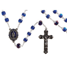 Paola Carola Miraculous Rosary - Sapphire