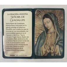OL of Guadalupe  Prayer Folder-Spanish