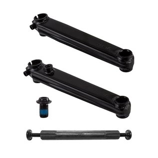 SE Bikes SE Crank Arm Set 175 3pc 19mmx8T Spline Blk w/ BB Axle