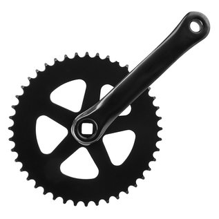 Sunlite Sunlite Crankset Alloy Single Speed 44x170 3/32 Black