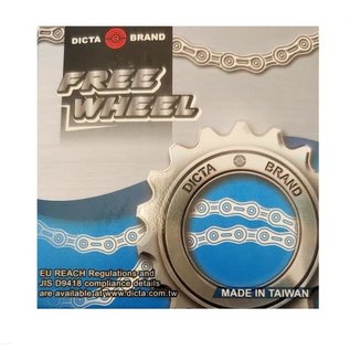 Dicta Dicta BMX 3/32 Freewheel Chrome