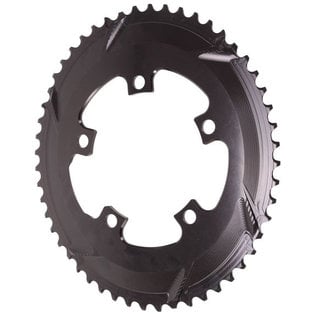 Absolute Black Absolute Black 5x110BCD Oval Chainring Road Blk