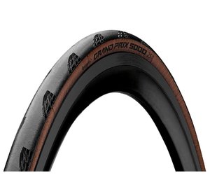 Grand Prix 5000 25-622 (700✖️25C) 1本 Grand Prix 5000 700 x 25 Black/Transparent foldable skin - Icycle