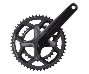 FSA Gossamer 386EVO Crankset Crank Arms Black 175x50/34 - Icycle Texas