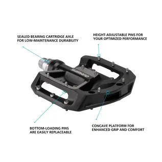 Shimano Shimano PD-GR500 Platform Pedals Blk