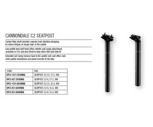 cannondale c2 seatpost