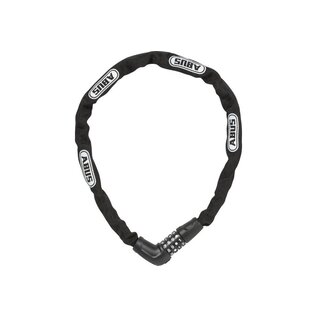 Abus Chain Locks - Steel-O-Chain 5805C/75 black combo - 75cm length / 5mm diameter square