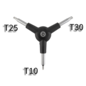 Sunlite Sunlite 3-way Torx T10/T25/T30