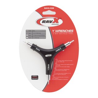 Rav X Rav X Y-Wrench 1.5/2/2.5mm hex blk