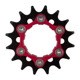 ORIGIN8 Origin8 Ultim8 Single Speed Cassette 6B Disc Cog 16Tx3/32 BK/RD
